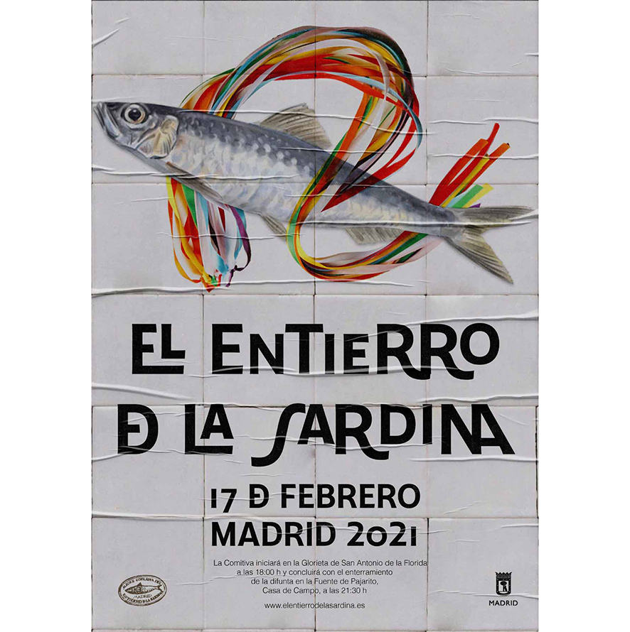 Cartel para el Entierro de la sardina